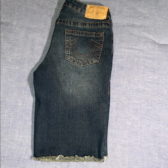 Authentic True Religion Boy’s Cut Off Shorts - Picture 1 of 8
